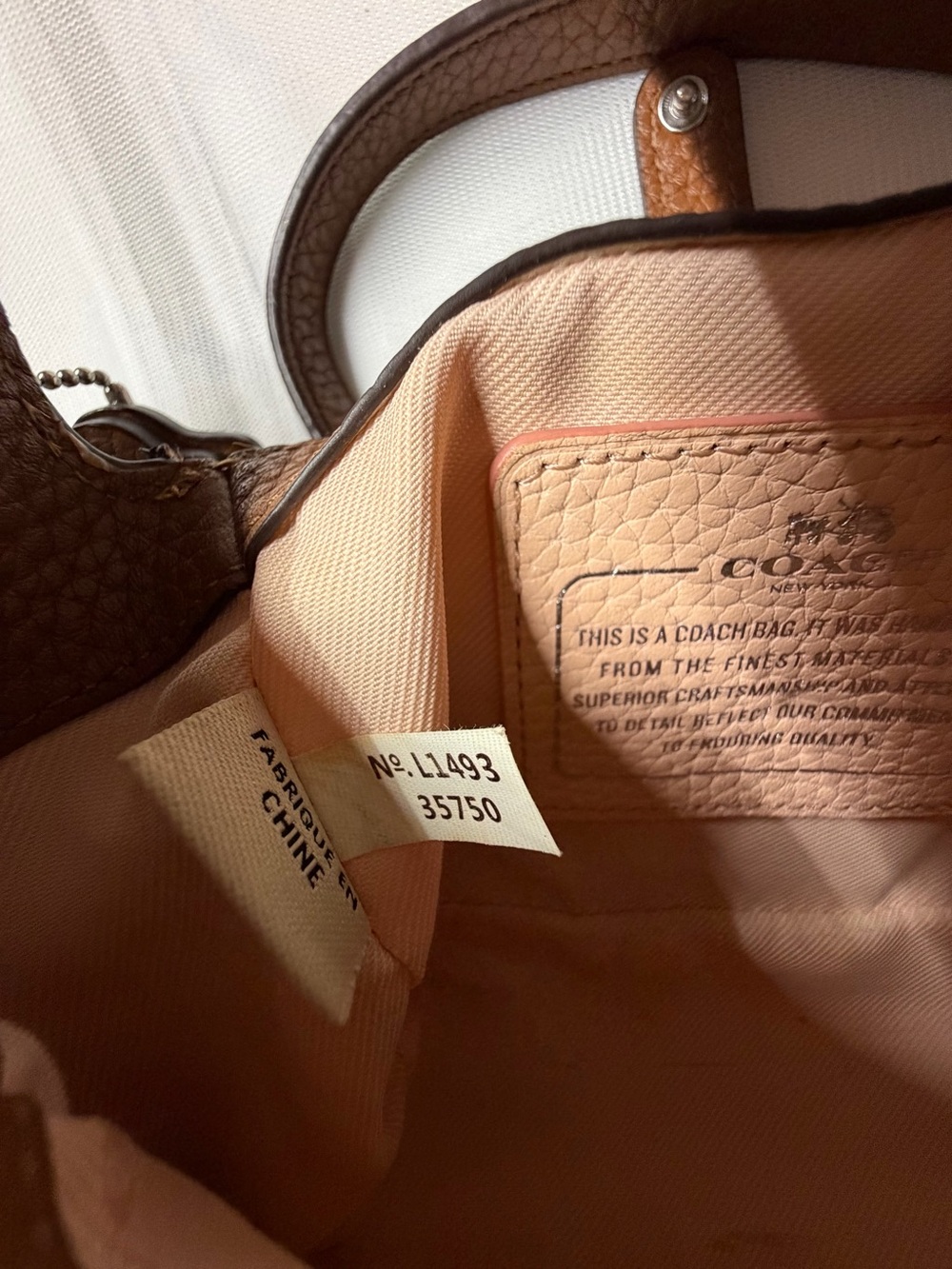 Authentic Coach Dakota Full Grain Cowhide Leather Purse Handbag - Picture 12 of 12